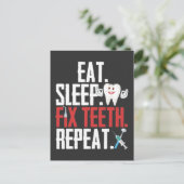 Tandheelkundige tandheelkundige Humor tandheelkund Briefkaart (Staand voorkant)