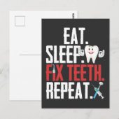 Tandheelkundige tandheelkundige Humor tandheelkund Briefkaart (Voorkant / Achterkant)