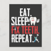 Tandheelkundige tandheelkundige Humor tandheelkund Briefkaart (Voorkant)