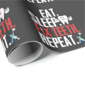 Tandheelkundige tandheelkundige Humor tandheelkund Cadeaupapier (Rol Hoek)