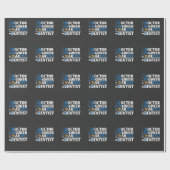 Tandheelkundige tandheelkundige ingenieur Artist D Cadeaupapier (Vlak)