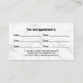 Tandheelkundige tandheelkundige Logo-tandheelkundi Afsprakenkaartje (Achterkant)
