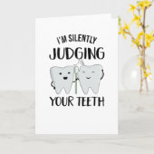 Tandheelkundige tandheelkundige tandarts kaart (Gele Bloem)