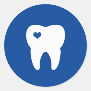 tandheelkundige tandheelkundige tandarts ronde sticker