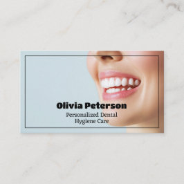 tandheelkundige tandheelkundige tandarts visitekaartje