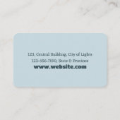 tandheelkundige tandheelkundige tandarts visitekaartje (Achterkant)