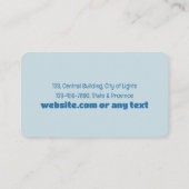 tandheelkundige tandheelkundige tandarts visitekaartje (Achterkant)