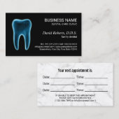 Tandheelkundige tandheelkundige tandheelkundige Be Afsprakenkaartje (Voorkant / Achterkant)