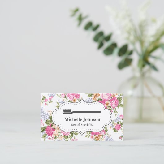 tandheelkundige tandheelkundige tandheelkundige t visitekaartje (Staand voorkant)