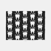 tandheelkundige tandheelkundige tandheelkundige ta fleece deken (Voorkant (Horizontaal))