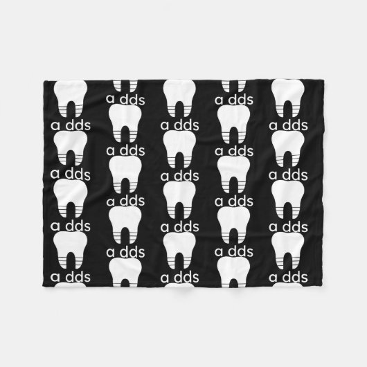 tandheelkundige tandheelkundige tandheelkundige ta fleece deken (Voorkant (Horizontaal))
