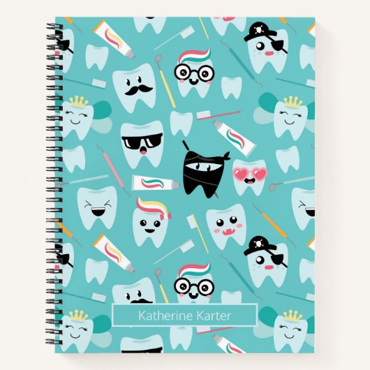 Tandheelkundige tandheelkundige tandheelkundige ta notitieboek (Voorkant)