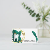 tandheelkundige tandheelkundige tandheelkundige ta visitekaartje (Staand voorkant)