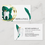 tandheelkundige tandheelkundige tandheelkundige ta visitekaartje (Voorkant / Achterkant)