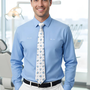 Tandheelkundige tandheelkundige zorg stropdas