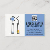 Tandheelkundige Tandreinigingsmiddelen | QR-scanco Visitekaartje (Voorkant)