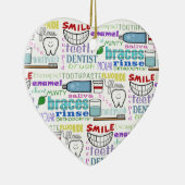 Tandheelkundige termen Subway Art Ornament (Rechts)