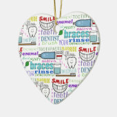 Tandheelkundige termen Subway Art Ornament (Links)