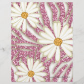 Tandheelkundige Tooth Fairy Cute Zebra Glitter Flyer (Achterkant)