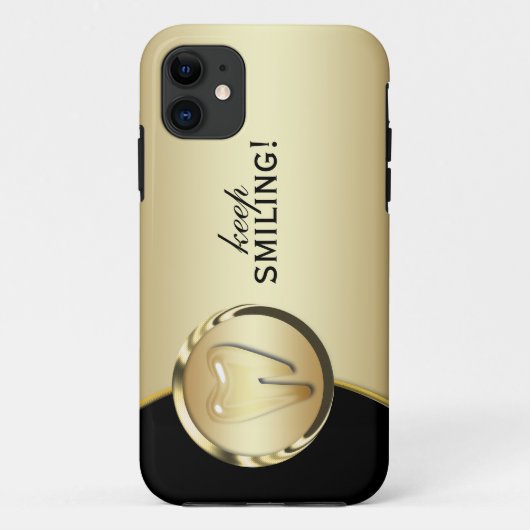 Tandheelkundige Tooth iPhone Case Hoesje (Achterkant)