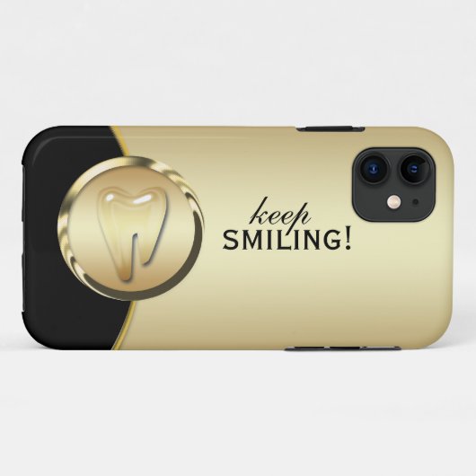 Tandheelkundige Tooth iPhone Case Hoesje (Achterkant (horizontaal))