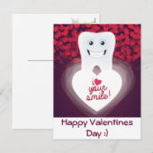 Tandheelkundige Valentijn Briefkaart (Voorkant / Achterkant)