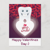 Tandheelkundige Valentijn Briefkaart (Voorkant)