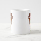  tandheelkundige verzorger met koffie grote koffiekop (Voorkant)