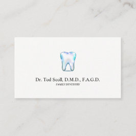 tandheelkundige verzorging visitekaartje