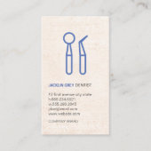 tandheelkundige visitekaartje (Voorkant)