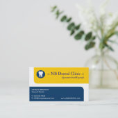 Tandheelkundige Visitekaartjes Afsprakenkaartje (Staand voorkant)