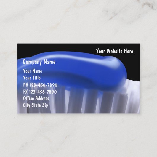 Tandheelkundige Visitekaartjes Afsprakenkaartje (Voorkant)