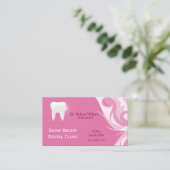 tandheelkundige visitekaartjes met afsprakenkaart afsprakenkaartje (Staand voorkant)