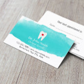 tandheelkundige Waterverf tandheelkundige benoemin Afsprakenkaartje