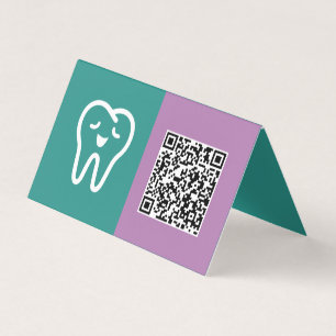 Tandheelkundige zorg Custom QR Visitekaartje
