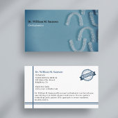Tandheelkundige zorg Orthodontist moderne onzichtb Visitekaartje