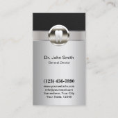 Tandheelkundige zorg Tandarts Metallic Afspraak Afsprakenkaartje (Voorkant)