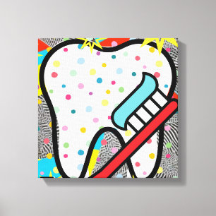 tandheelkundigen canvas afdruk
