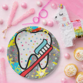 tandheelkundigen papieren bordje (Feest)