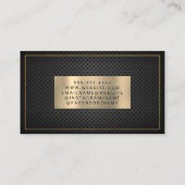 Tandherstel Logo | Geperforeerde Mesh Visitekaart Visitekaartje (Achterkant)