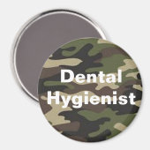 Tandhygiënist camo magneet (Voorkant / Achterkant)