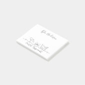Tandhygiënist Geschenk met Naam Post-it® Notes (Schuin)
