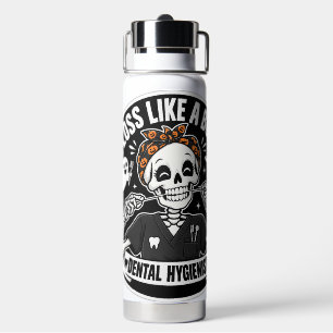 Tandhygiënist Halloween Skelet Waterfles