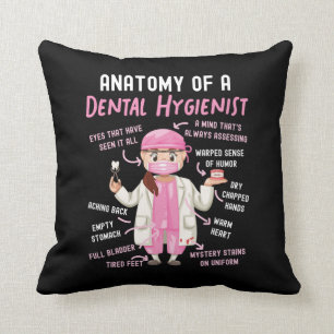 Tandhygiënist Tandheelkundige Anatomie Van Een Tan Kussen