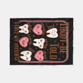 Tandhygienist Valentijnsdag Tandarts Squad Teveel Fleece Deken (Voorkant (Horizontaal))