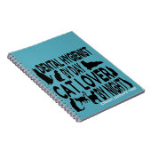 Tandhygiëniste houdt van katten CUSTOM Notitieboek (Rechterzijde)