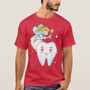 Tandijvormig ontwerp voor kinderen of voor vliegen t-shirt