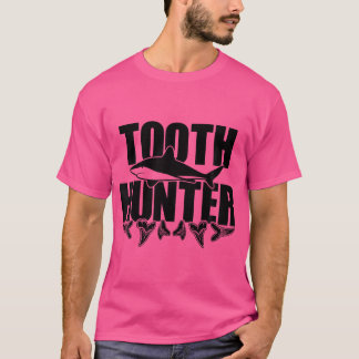 Tandjager Paleontologie Haai tanden verzamelen T-shirt