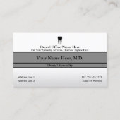 tandkantoor visitekaartje (Voorkant)