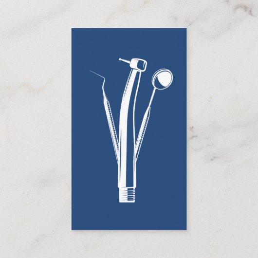 Tandkantoorstoel | Tandheelkundig Visitekaartje (Achterkant)